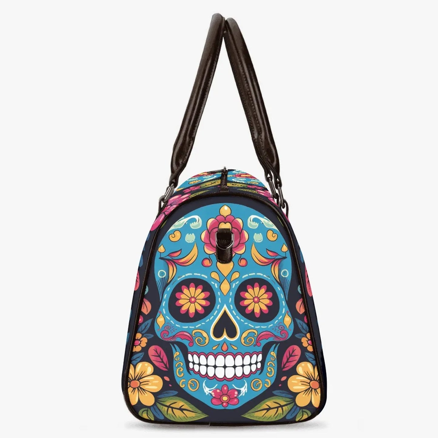 Sugar skull girl Carry on Weekender Overnight Bag, dia de los muertos skull weekender bags, sugar skull weekender bags, sugar skull Hospital
