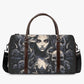 Skull duffel bag, goth duffel bag, flower skull monogrammed bag, death skull Overnight Bag, motorcycle skull travel bag, reaper skull duffel