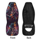 Evil rug for car, horror car seat cover full set, evil seat cover for vehicles, hooded skull car protector, flame skull car tool, flower sku