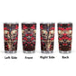 Death skull beer mug, floral skull beer mug, evil face tumbler, christmas skull travel mug, hooded skull cup, goth freezer Mug, grim reaper