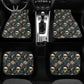 Halloween car handbrake covers, horror truck seat cover, goth car mat flooring, evil face car protector, evil seat cushion, devil ghost car