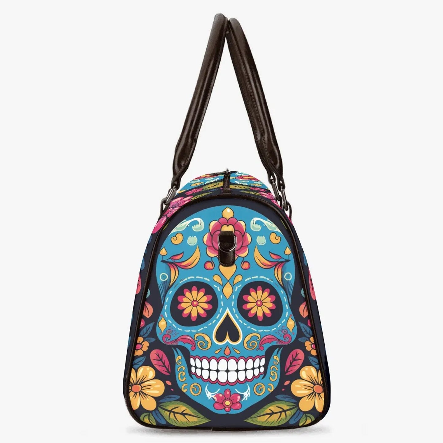Sugar skull girl Carry on Weekender Overnight Bag, dia de los muertos skull weekender bags, sugar skull weekender bags, sugar skull Hospital