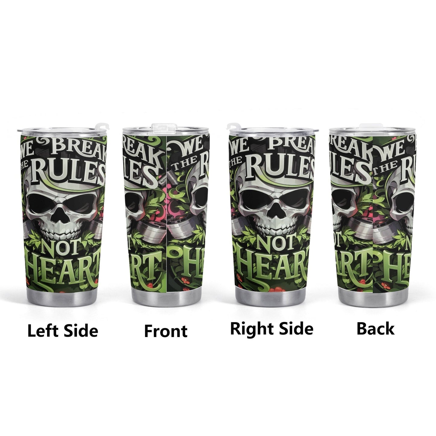 Floral skull coffee mug, Spooky Halloween cup, skull in fire tumblr, rose skull tumbler cup mug, motorcycle skull coffee mug, goth beer mug,