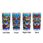 Skull Pirates mug, floral skull tumbler, skeleton skull tumbler, skull jumbo Mug grim reaper coffee mug, halloween skull gothic tumbler cup