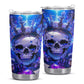 Skull King mug, floral skull tumbler, honor skull tumbler flaming skull jumbo Mug grim reaper coffee mug, ghost skull tumblr, gothic tumblr