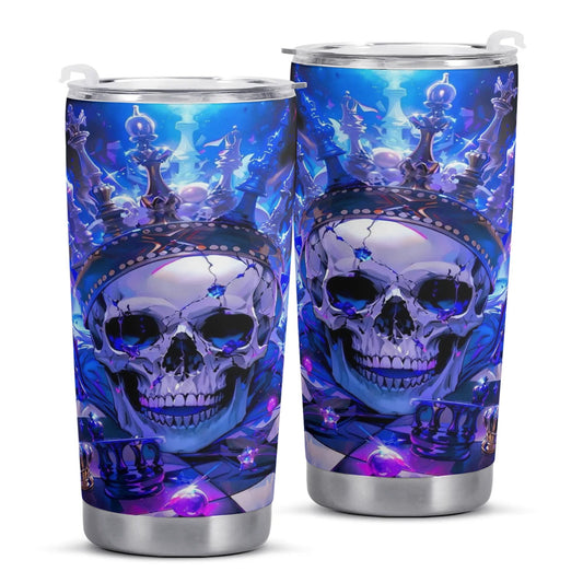 Skull King mug, floral skull tumbler, honor skull tumbler flaming skull jumbo Mug grim reaper coffee mug, ghost skull tumblr, gothic tumblr