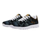 Skull with scythes men sneakers, death with scythes women running shoes, christmas skull canvas shoes, hooded skull causual shoes, Spooky Ha