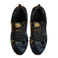 Skull with scythes men sneakers, death with scythes women running shoes, christmas skull canvas shoes, hooded skull causual shoes, Spooky Ha