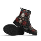 Devil ghost Jodhpur boots, grim reaper Steel toe boots, hooded skull Rain boots, flame skull Punk boots, hooded skull Jodhpur boots, hooded