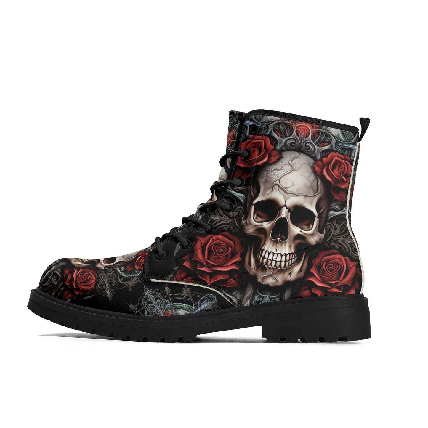 Devil ghost Jodhpur boots, grim reaper Steel toe boots, hooded skull Rain boots, flame skull Punk boots, hooded skull Jodhpur boots, hooded