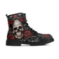 Devil ghost Jodhpur boots, grim reaper Steel toe boots, hooded skull Rain boots, flame skull Punk boots, hooded skull Jodhpur boots, hooded