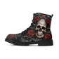 Devil ghost Jodhpur boots, grim reaper Steel toe boots, hooded skull Rain boots, flame skull Punk boots, hooded skull Jodhpur boots, hooded
