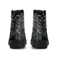 Hooded skull Chelsea boots devil ghost Thigh-high boots, biker skull waterproof boot, death with scythes waterproof shoes hooded skull boots