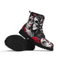 Floral sugar skull men women boots, mexican skull men women boots sugar skull fashion leather boots sugar skull men women shoes floral boots