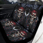 Gothic Halloween car cushion covers, skeleton skull car headrest covers, biker skull seat cover for vehicles, devil ghost truck seat covers