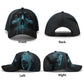 Grim reaper skull baseball cap, floral skull adjustable hat biker skull hat for men, halloween beanie, goth beanie, halloween skeleton skull