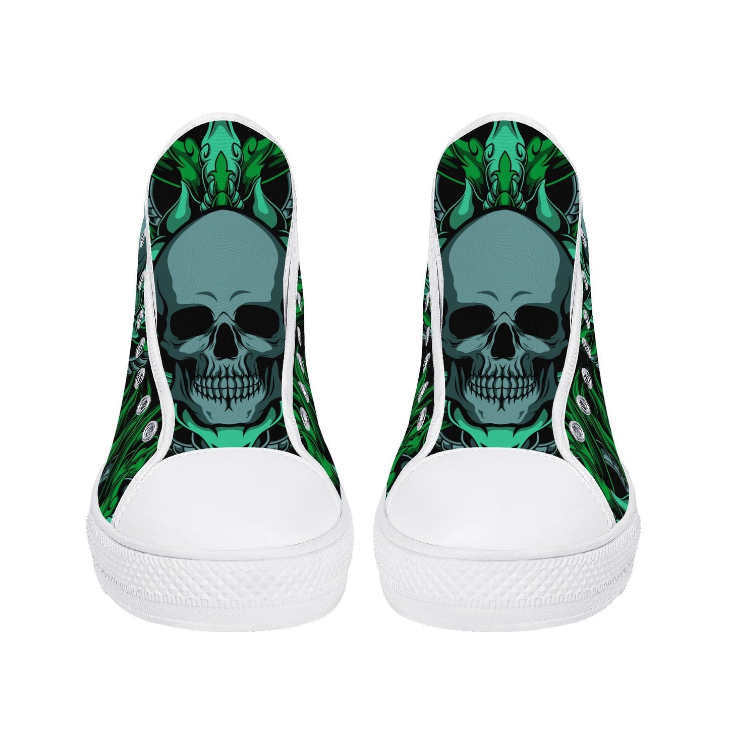 Gothic skull women sneakers rose skull men sneakers, skeleton shoes goth causual shoes, skull shoes for her christmas skull canvas sneakers
