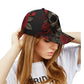 Rose Skeleton Design Perfect for Goth Lovers, Gardeners, and Unique Headwear Collectors Stylish Gift, skull baseball cap