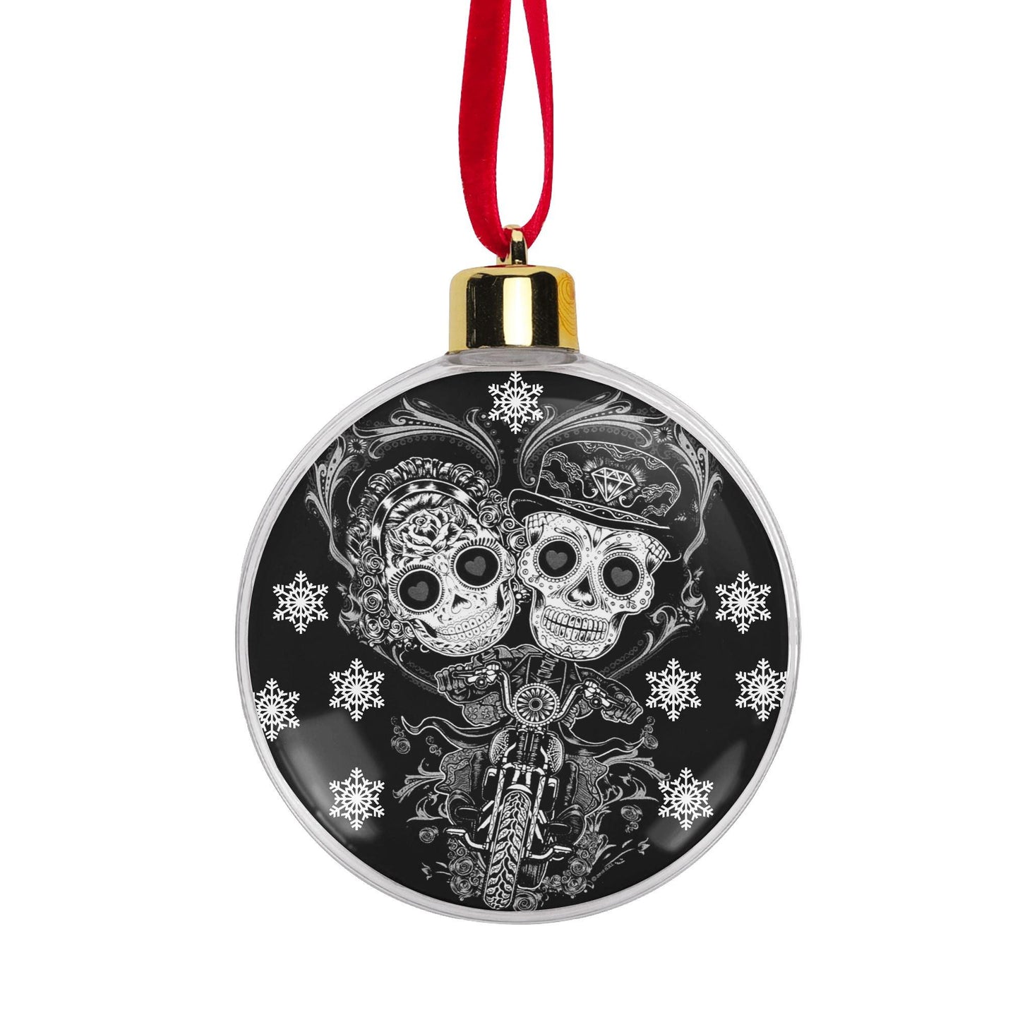 Sugar skull ornament, sugar skull decoration Calaveras Candy Skull Ornament Blue Flower Skull Dia de los Muertos Tree Decor Bauble