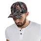 Patriotic Skull Cap - Uncle Sam Skeleton Hat with American Flag Design, Perfect for Veterans, Bikers, and Goth Style, Unique Headwear Gift
