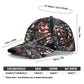 Patriotic Skull Cap - Uncle Sam Skeleton Hat with American Flag Design, Perfect for Veterans, Bikers, and Goth Style, Unique Headwear Gift