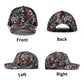 Patriotic Skull Cap - Uncle Sam Skeleton Hat with American Flag Design, Perfect for Veterans, Bikers, and Goth Style, Unique Headwear Gift