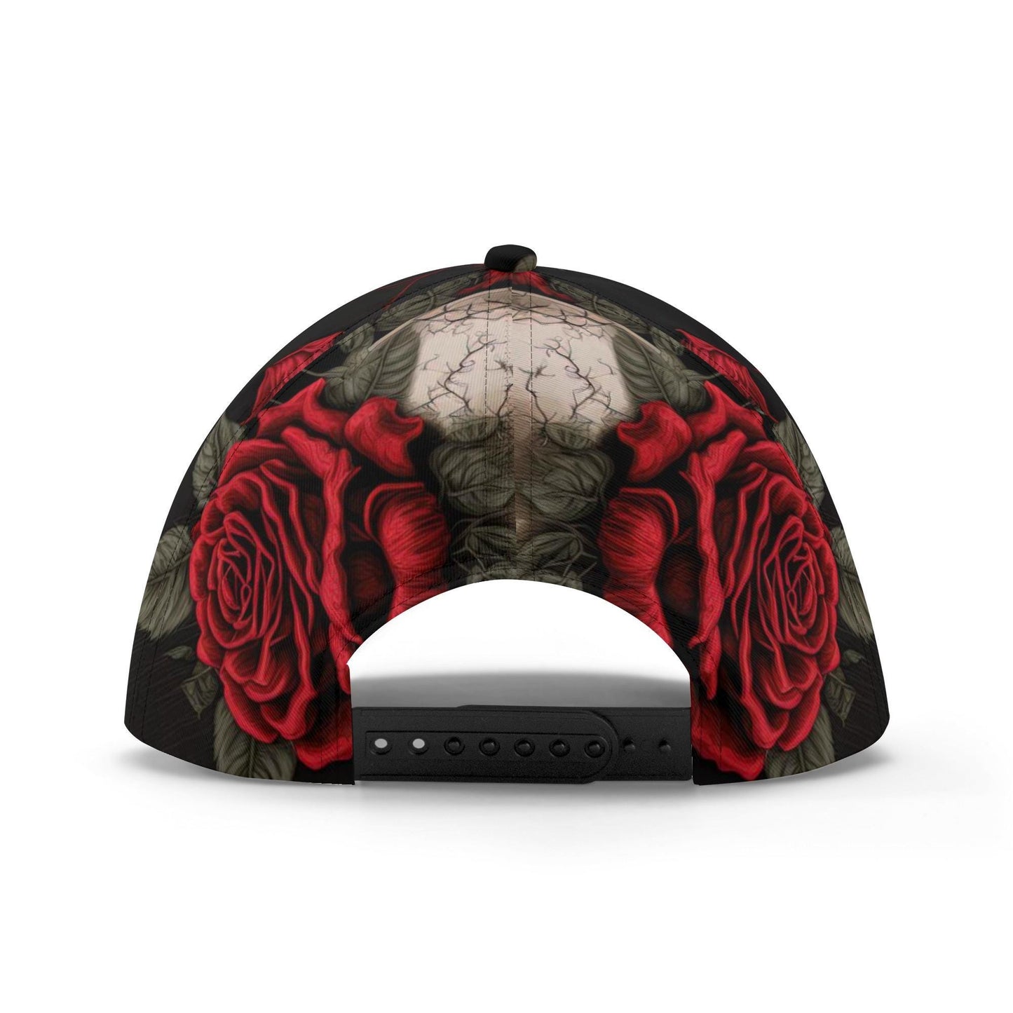 Rose Skeleton Design Perfect for Goth Lovers, Gardeners, and Unique Headwear Collectors Stylish Gift, skull baseball cap