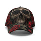 Rose Skeleton Design Perfect for Goth Lovers, Gardeners, and Unique Headwear Collectors Stylish Gift, skull baseball cap