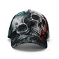 Skull Print Baseball Cap, Skull Pattern, Adjustable Strap, Comfortable Fit, Alternative Style Outfit, Great for Concerts & Festivals