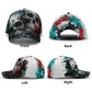Skull Print Baseball Cap, Skull Pattern, Adjustable Strap, Comfortable Fit, Alternative Style Outfit, Great for Concerts & Festivals