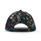 Floral skull cap, rose skull baseball cap, skull hat, gothic skeleton baseball cap, halloween cap hat