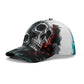 Skull Print Baseball Cap, Skull Pattern, Adjustable Strap, Comfortable Fit, Alternative Style Outfit, Great for Concerts & Festivals