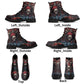 Handcrafted Skull Design Boots - Unique Pirate Skull Pattern Ankle Boots for Men & Women - Custom Gothic Footwear Skull boots