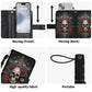 Gothic Skull Phone Wallet Case with Roses â€“ Custom Name â€“ Leather Flip Cover with Card Holder, Grim Reaper Style Phone Case