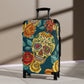 Sugar skull Suitcases, Sugar skull luggage, Day of the dead suitcase luggage, skull Halloween suitcase luggage