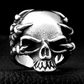 steel soldier skull ring Men's Gothic Punk Claw Skeleton jewelry