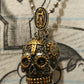 Hip hop skull man necklace steel pendant punk skull men jewelry necklace neccessories