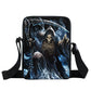 Dark Gothic Angel Skull Mini Messenger Bag Girls Ladies Shoulder Bags Grim Reaper Punk Women Cross Bag Kids Gift Bags Bookbag