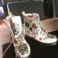 Sugar skulls - Day of the dead boots