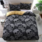 3pcs Bedding Set King size Bohemian skull Print Duvet Cover set with pillowcase AU Queen Bed best gift bedline