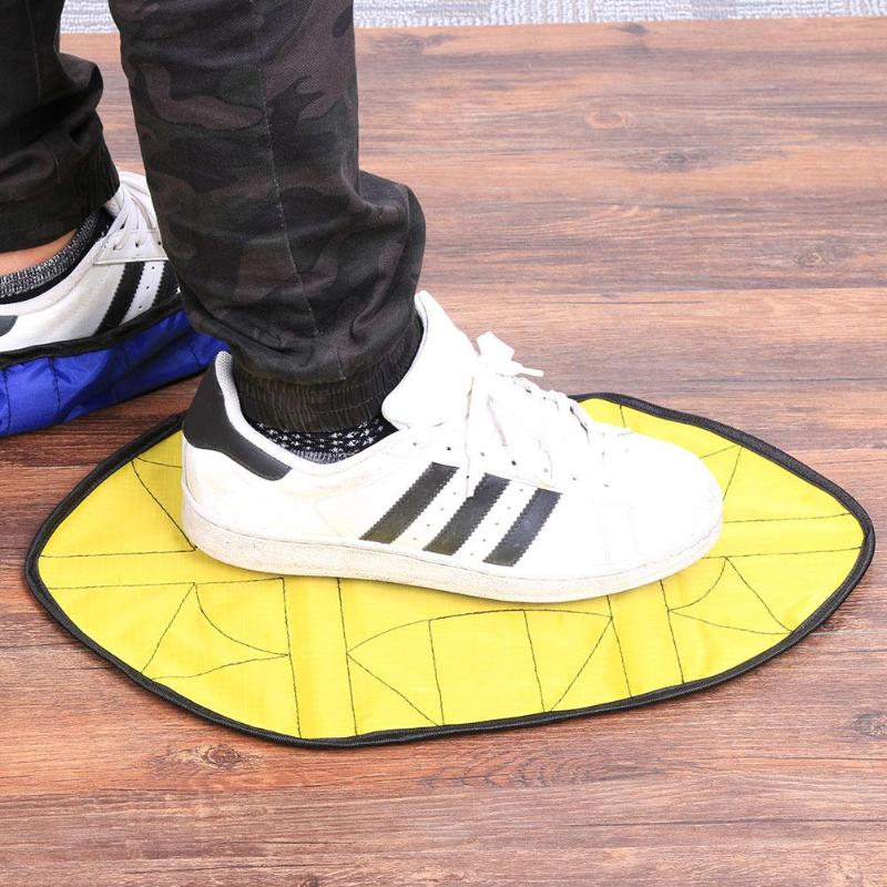 1 Pair Reusable Shoe Cover One Step Hands-free Sock Shoe Covers Durable Portable Automatic Shoe Covers House Dust Cover