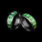 1 Pcs Luminous Skull Rings for Men Gold Silver Glow In The Dark Rings Stainless Steel Women Rings Jewelry