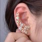 1 pc hot sale Retro Crystal Butterfly Flower Clip Ear Cuff  Wrap Girl Jewelry Hot earrings