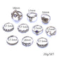 10 Pcs/Set Women Bohemian Fatima Hand Crown Hollow Caved Geometric Joint Knuckle Rings