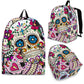 Sugar skull backpack -  Day of the dead