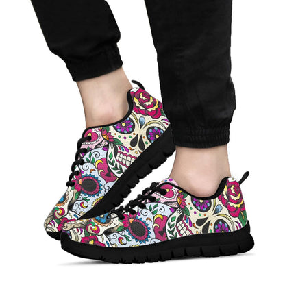 Sugar skull sneakers shoes