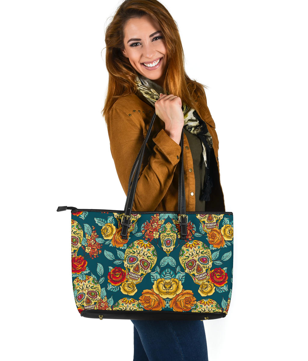 Day of the dead sugar skull bag