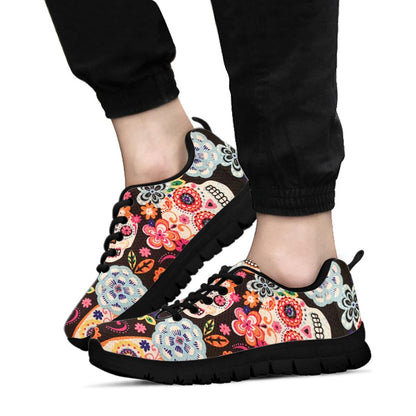 Sugar skull sneakers shoes