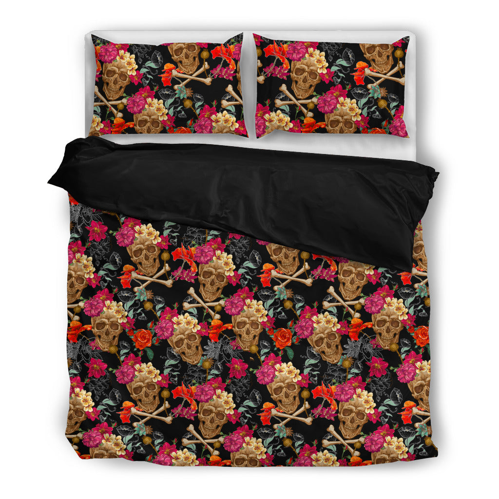 Flowers and Skulls Style 2