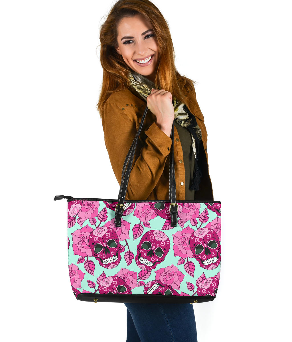 Sugar skull day of the dead bag